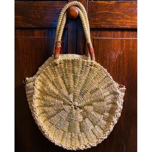 Sam Edelman Straw and leather Purse